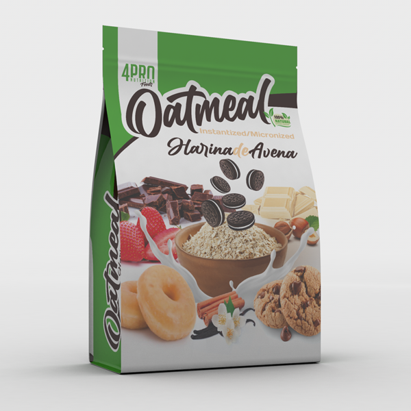 4-PRO_Harina_de_Avena_Flat_bag Harina De Avena 1 Kilo