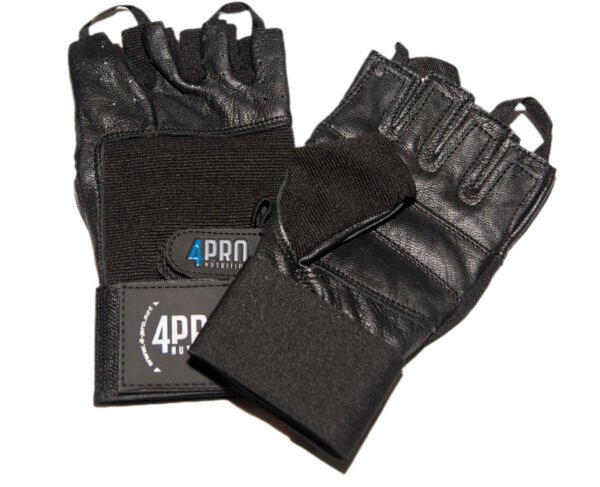 Guantes Piel con Muñequera