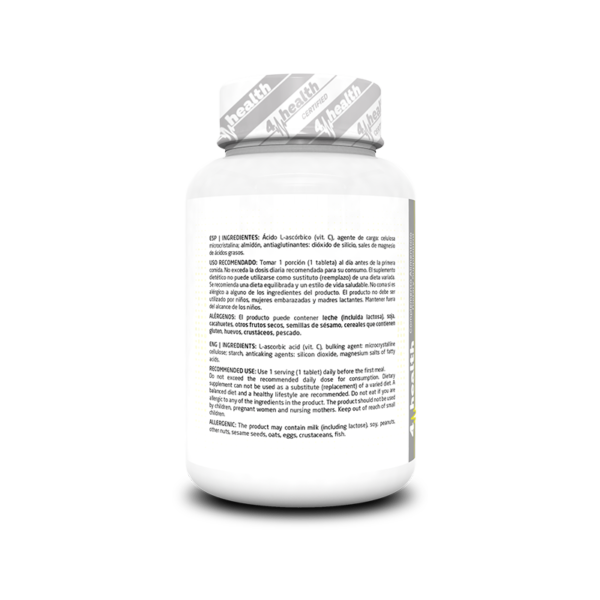 4-PRO_Vitamin_C_1000_mg_90_Tabs_Ingredients Vitamin C 90 Tabs 1000 mg