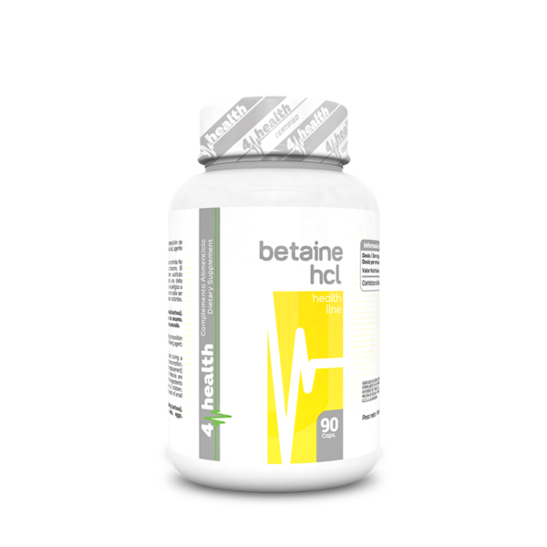 4-PRO_Betaine_HCL_90_Caps Betaina HCL 650 mg 90 Caps