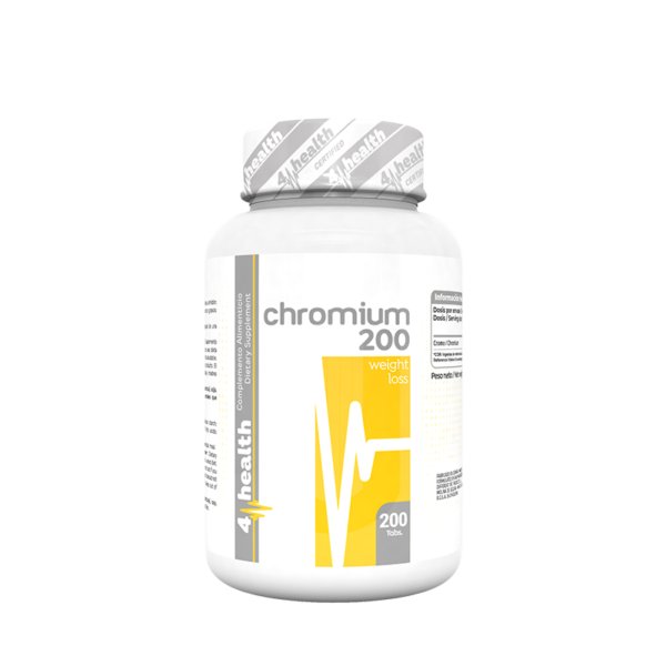 4-PRO_Chromium_200_Tabs Cromo 200 mcg 200 Tabs