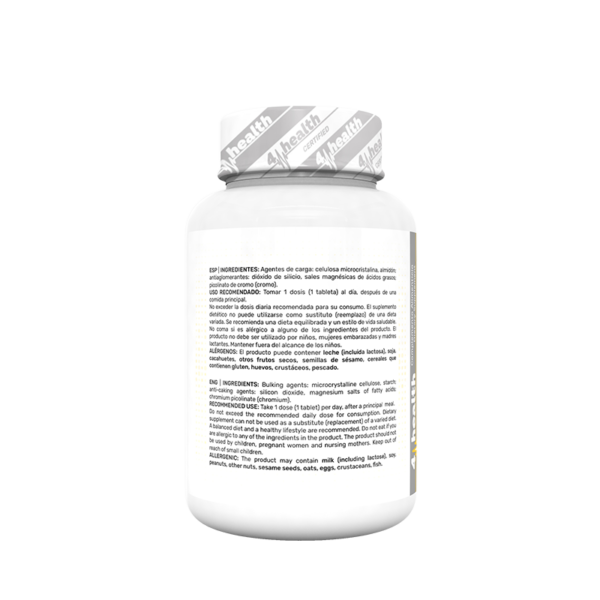 4-PRO_Chromium_200_Tabs_Ingredients Cromo 200 mcg 200 Tabs