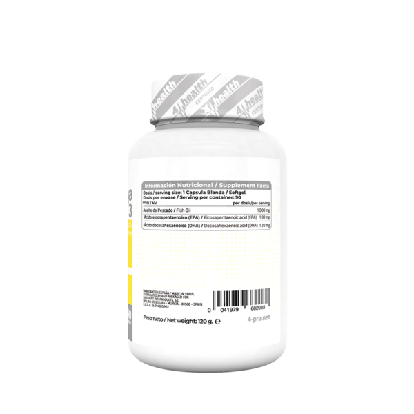 4-PRO_Omega_3_90_Softgel_Facts Omega 3 - 90 Softgel