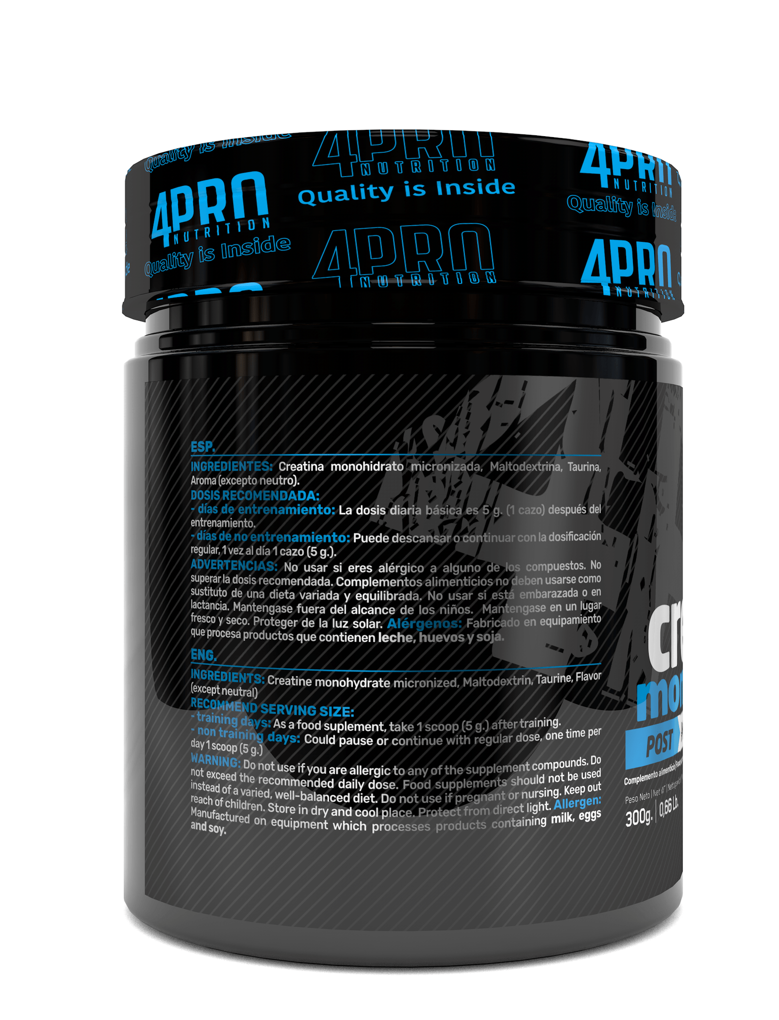Creatina Monohidrato 300 Gramos - Imagen 3