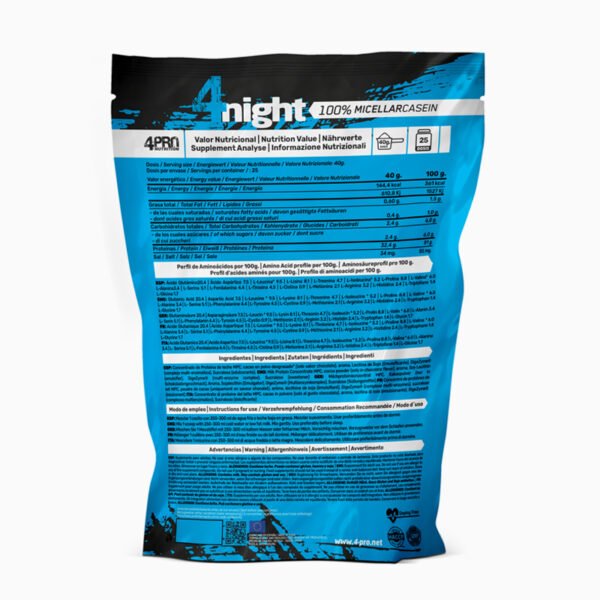 4-PRO-4-NIGHT_Bag-1kg-min_facts 4-Night 1 Kilo Bolsa