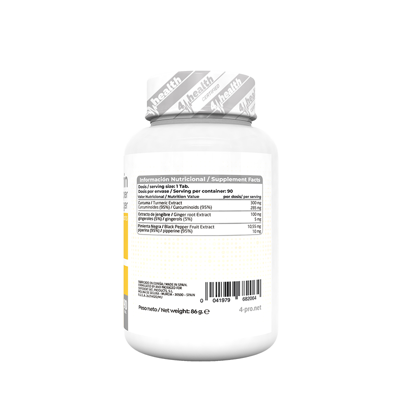 Curcuma + Pimienta Negra + Jenjibre 90 Tabs - Imagen 3
