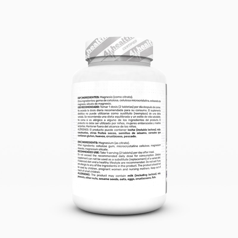 Magnesio Citrato 200 mg - 100 Tabs. - Imagen 3