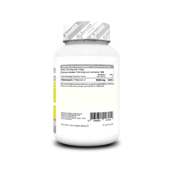 Vitamina C 120 Caps 1000 mg