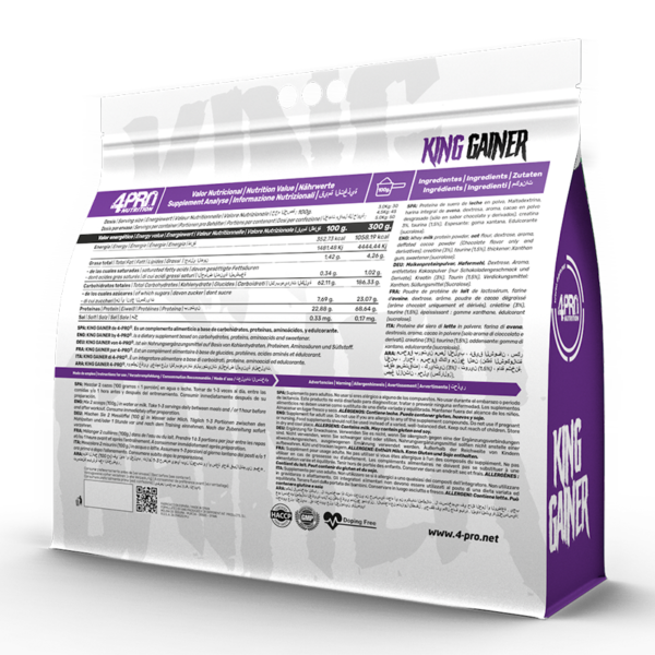 4-PRO_King_Gainer_5_Kgs_Facts King Gainer 5 kilos