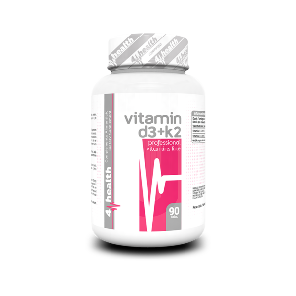 Vitamina D3 2000 IU + K2 - 90 Tabs