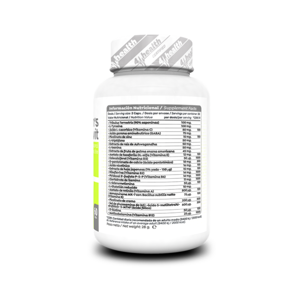 4-PRO_Mens_Multivit_60_Caps_Facts Multivitamínico Hombres 60 Caps